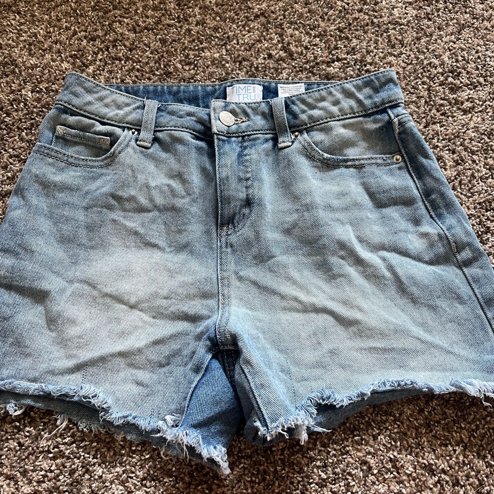 Time and Tru Light Blue Jean Shorts